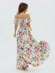 Платья ISSA Plus модель 11531_multicolor Фото