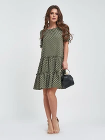 Сукні ISSA Plus модель 11460A_khaki Фото