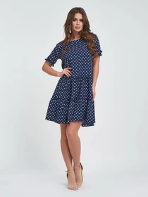 Платья ISSA Plus модель 11460A_darkblue Фото