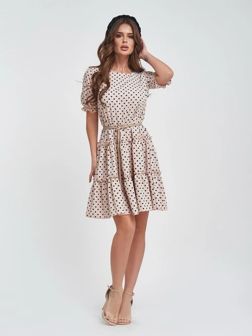 Платья ISSA Plus модель 11460_beige Фото