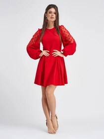 Сукні ISSA Plus модель 11254_красный Фото