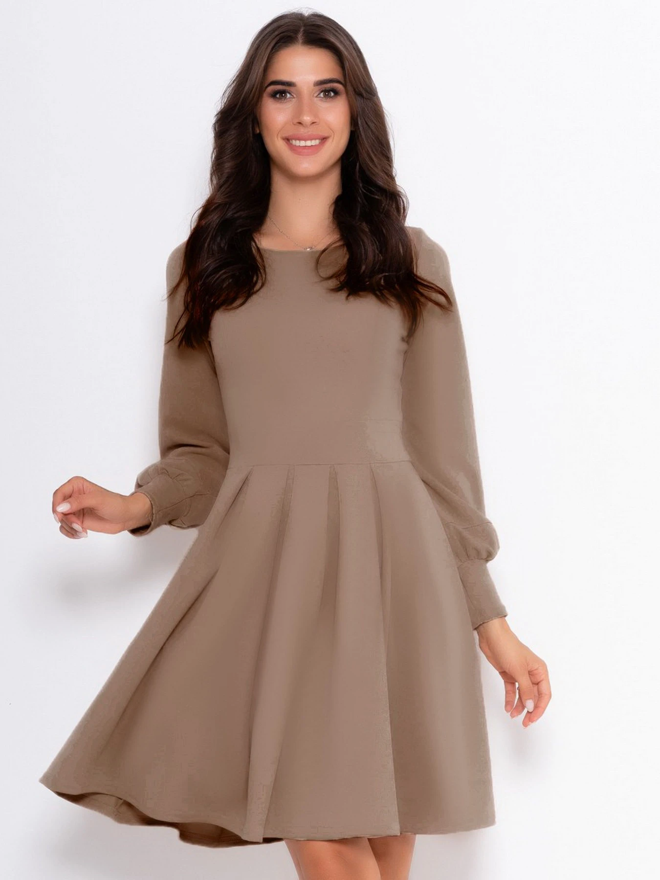 Сукні ISSA Plus модель 11060_beige Сукні ISSA Plus модель 11060_beige Фото