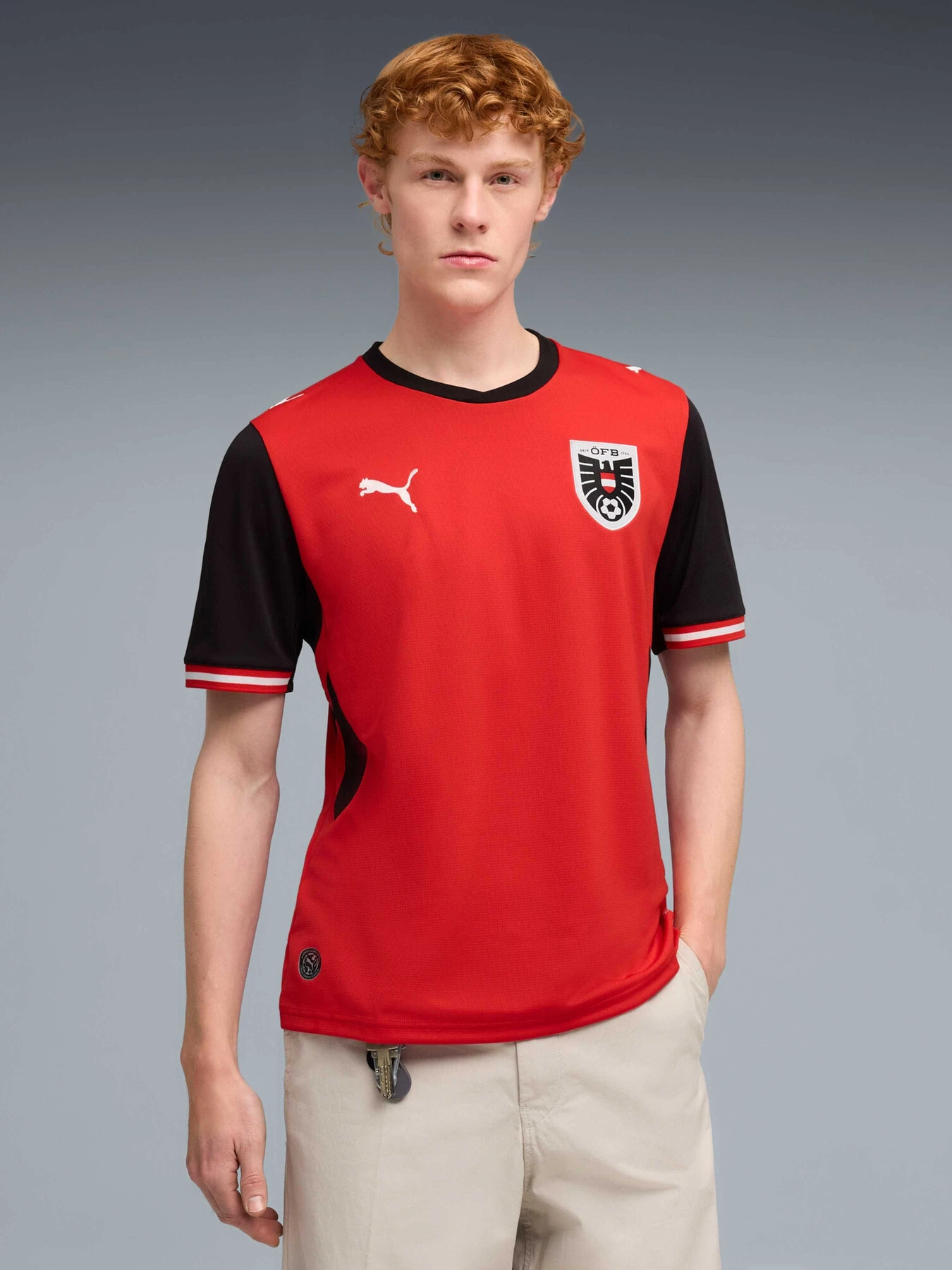Футболки и поло PUMA Öfb Home Jersey Replica модель 783200 Футболки и поло PUMA Öfb Home Jersey Replica модель 783200 Фото