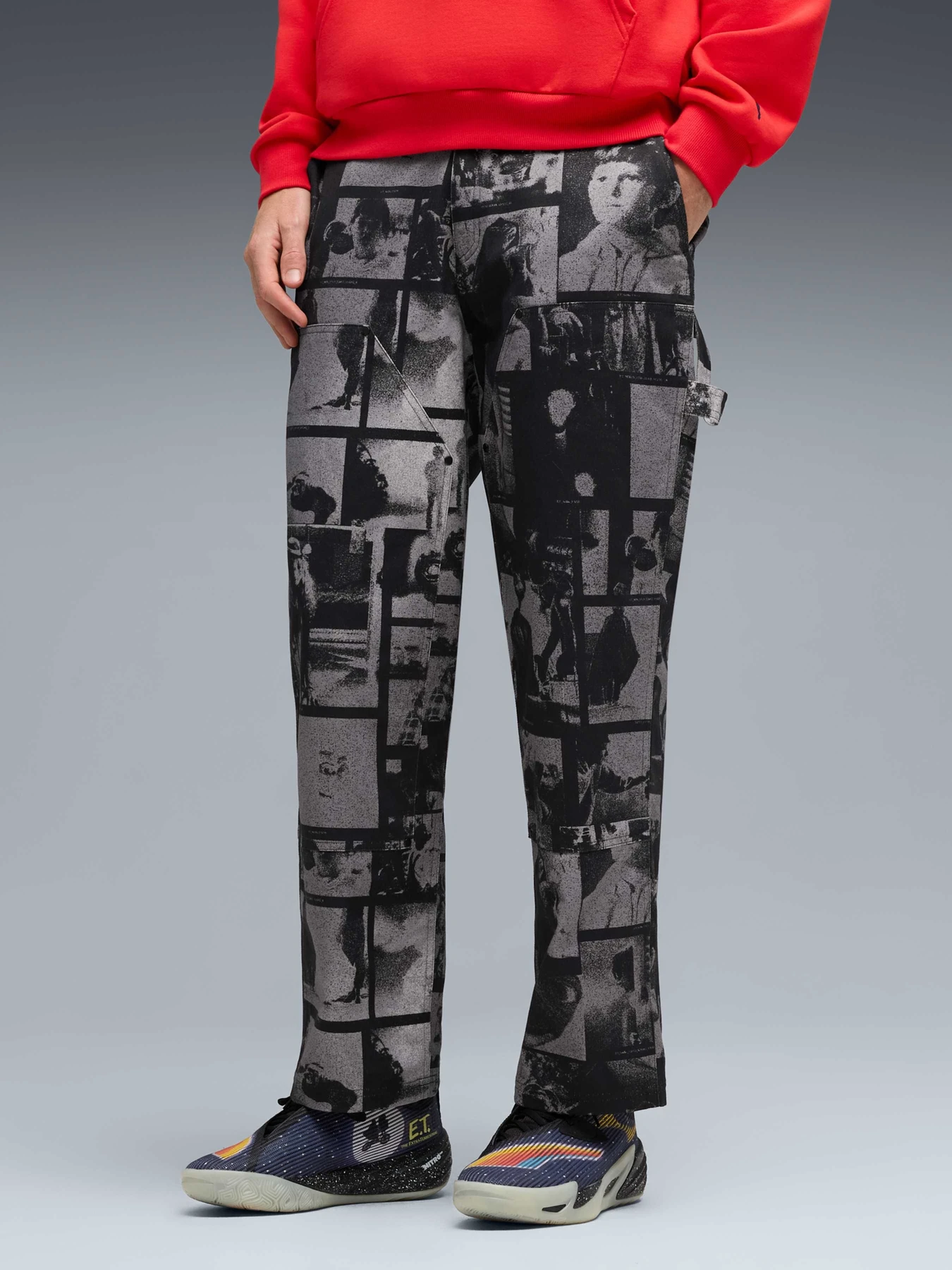Штани PUMA Hoops x E.t. Twill Pant модель 633102 Фото