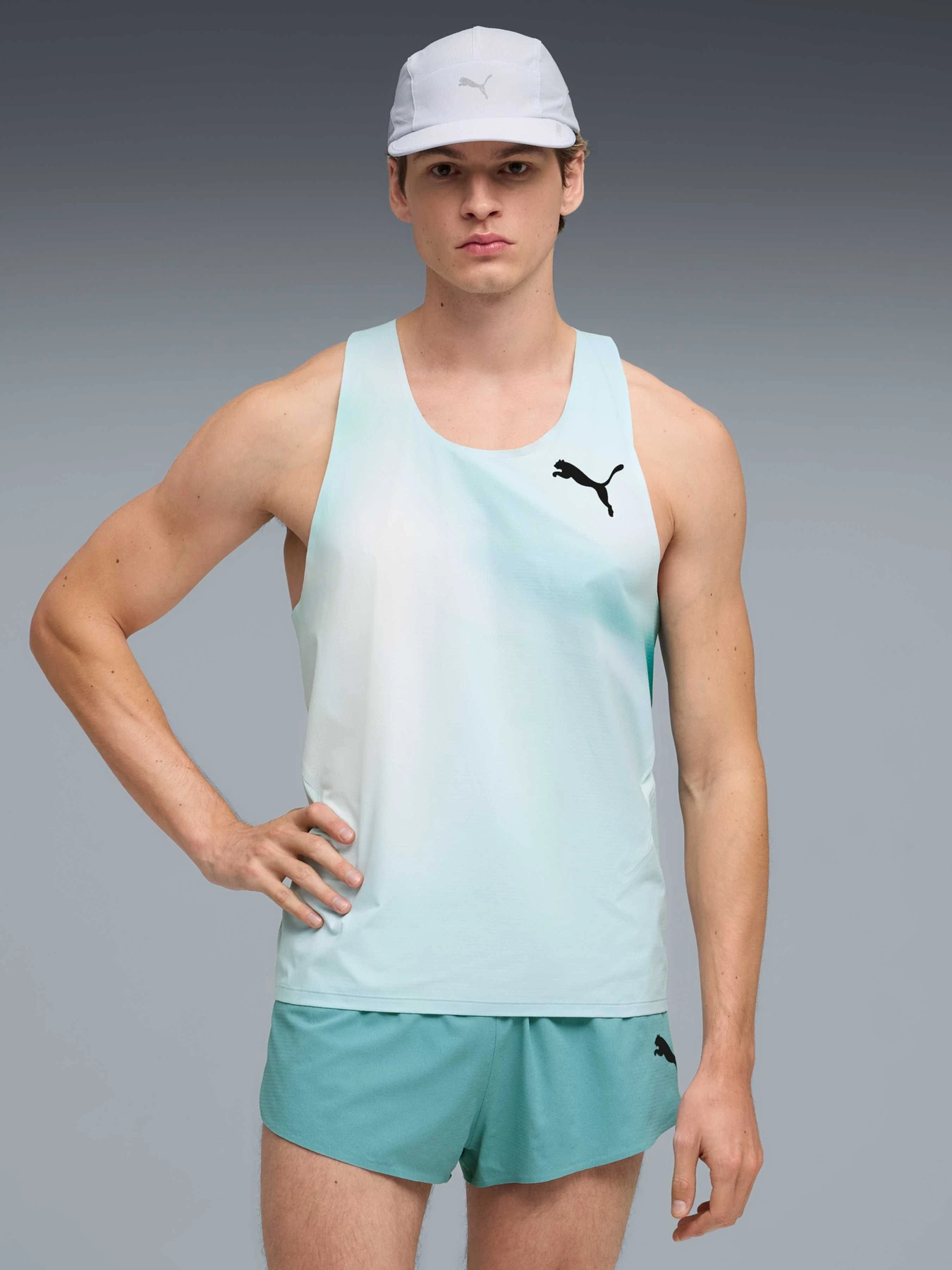 Футболки и поло PUMA M Lightspeed Uw Grhc Singlet модель 528564 Футболки и поло PUMA M Lightspeed Uw Grhc Singlet модель 528564 Фото