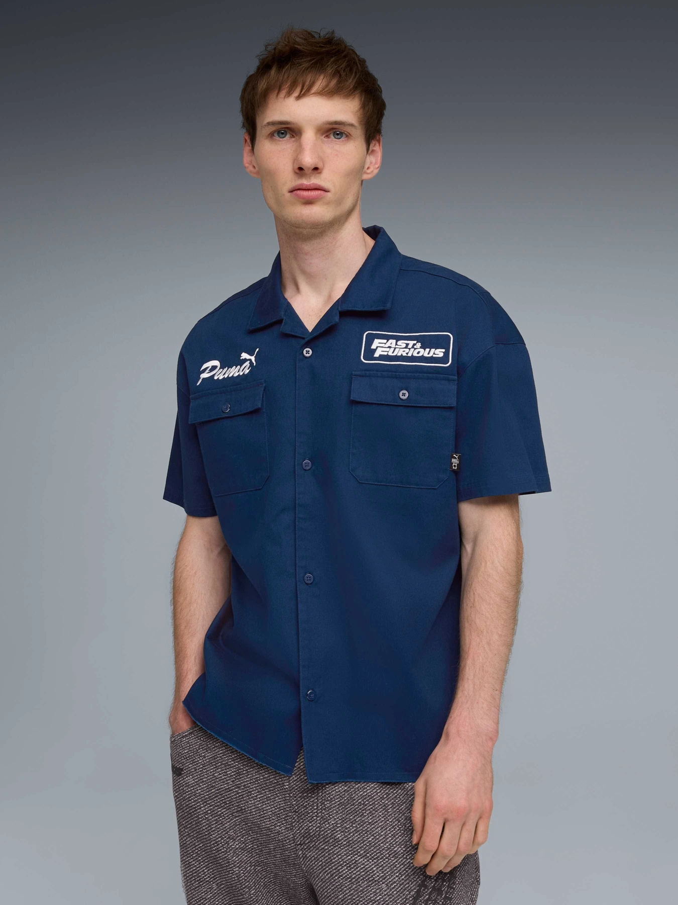 Рубашки PUMA x F&f Mechanic Shirt модель 637906 Фото