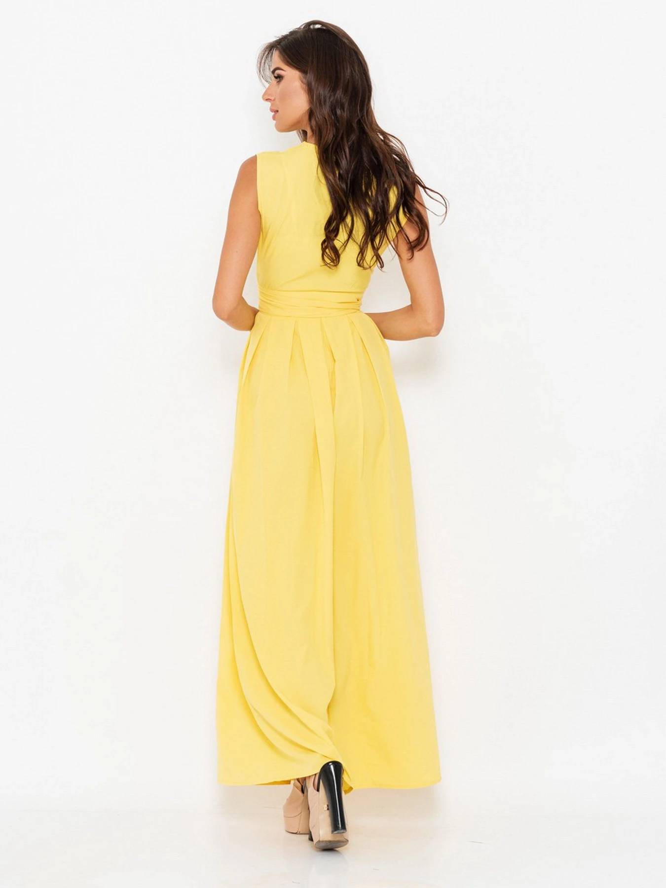 Платья ISSA Plus модель 10909_yellow Фото