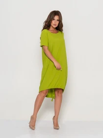 Платья ISSA Plus модель 10497_olive Фото
