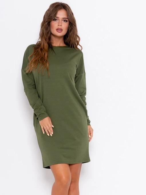 Сукні ISSA Plus модель 10188_khaki Фото