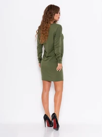 Сукні ISSA Plus модель 10188_khaki Фото