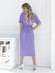 Платья ISSA Plus модель 10177_lilac Фото