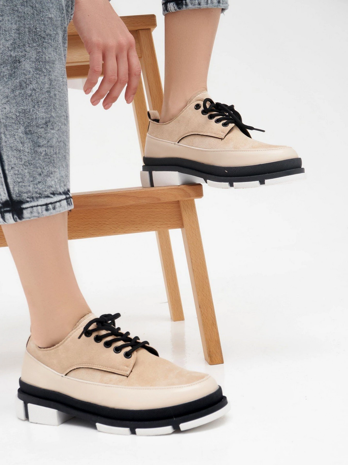 Туфли и лоферы ISSA Plus модель OB2-14_beige Фото