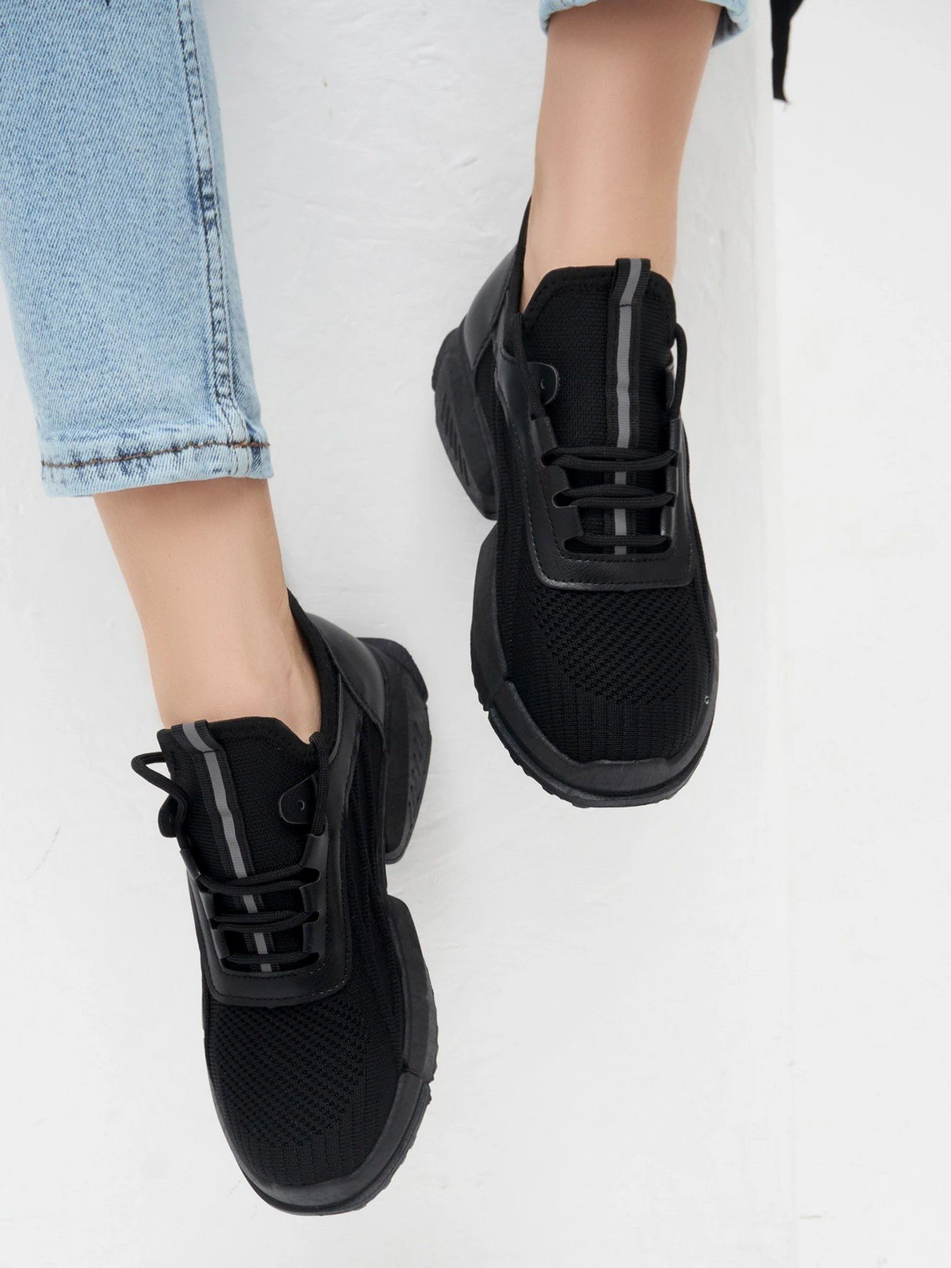 Кроссовки ISSA Plus модель OB2-28_black Фото
