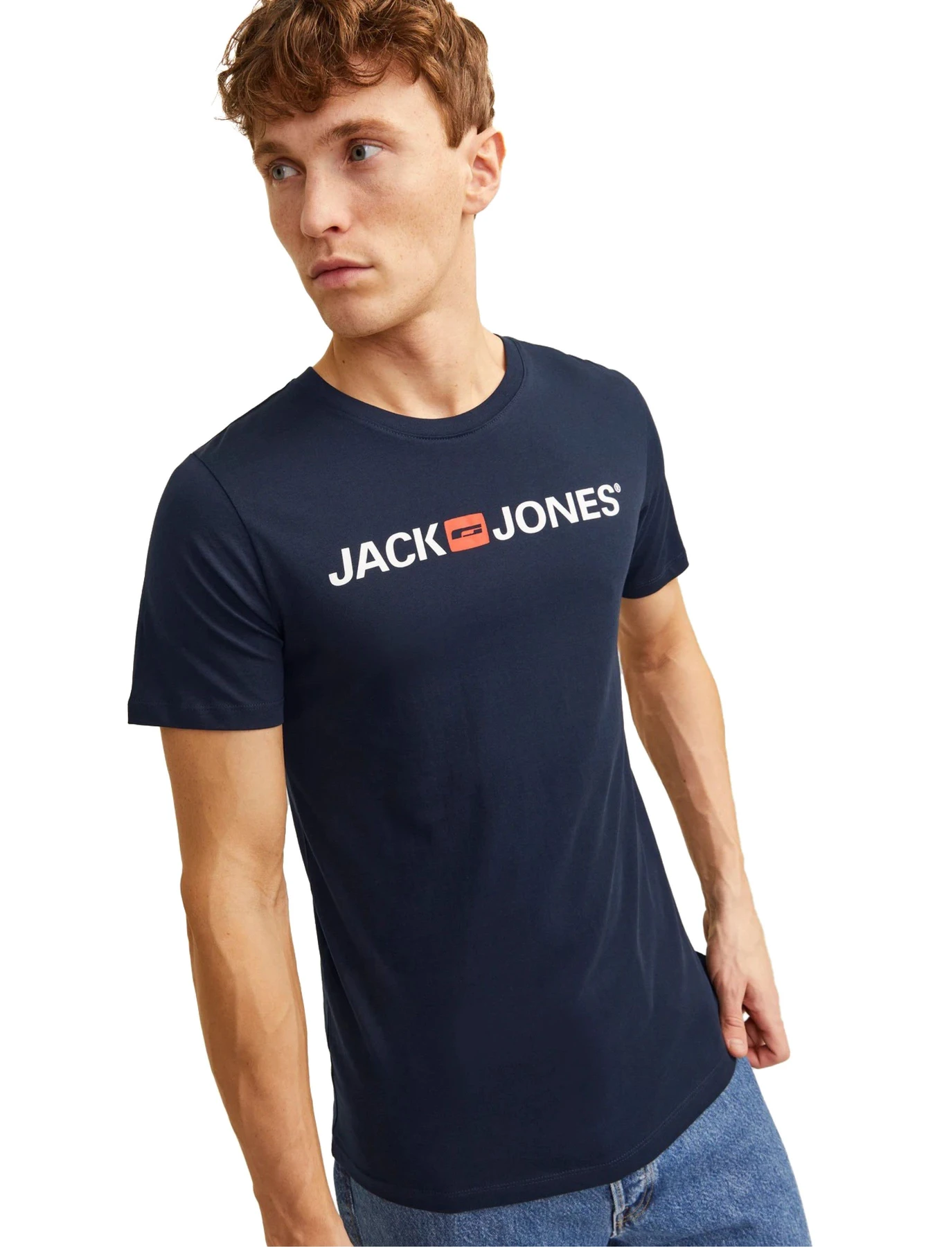Футболки і поло JACK & JONES модель 12137126-Navy Blazer Футболки і поло JACK & JONES модель 12137126-Navy Blazer Фото