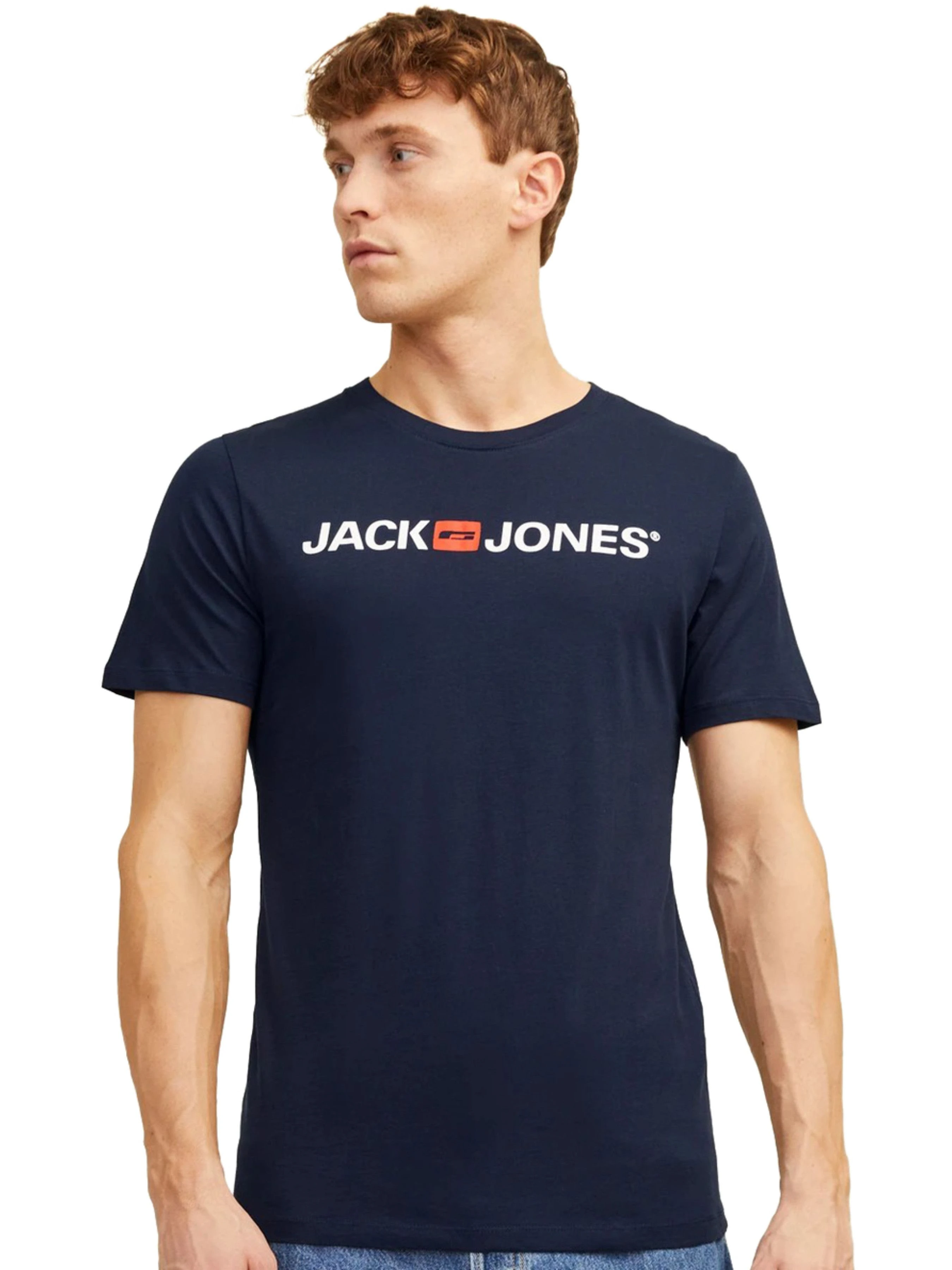 Бавовняна Чоловіча Футболка JACK & JONES