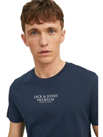 Футболки і поло JACK & JONES модель 12217167-Navy Blazer Фото