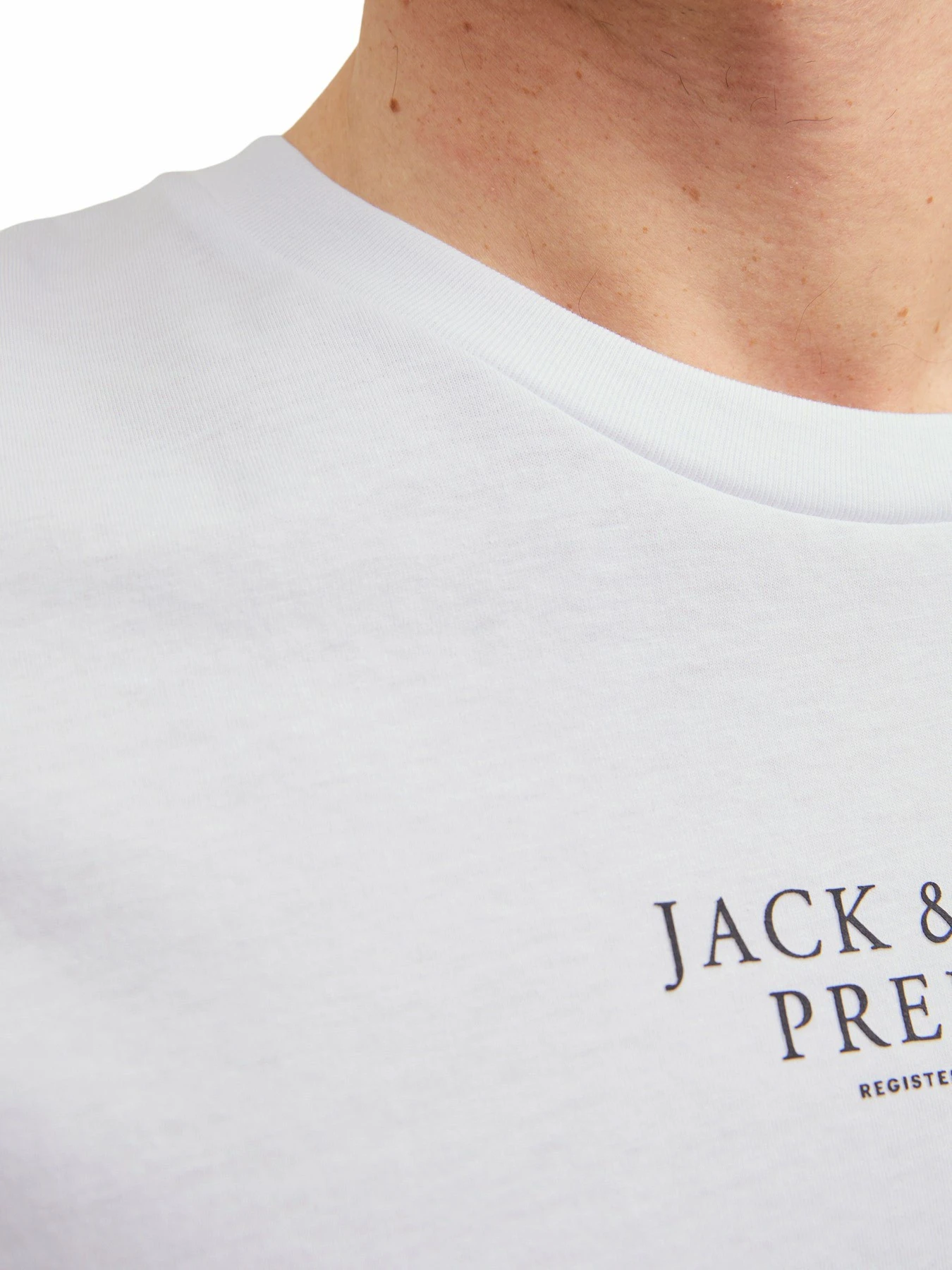 Футболки і поло JACK & JONES модель 12217167-White Футболки і поло JACK & JONES модель 12217167-White Фото