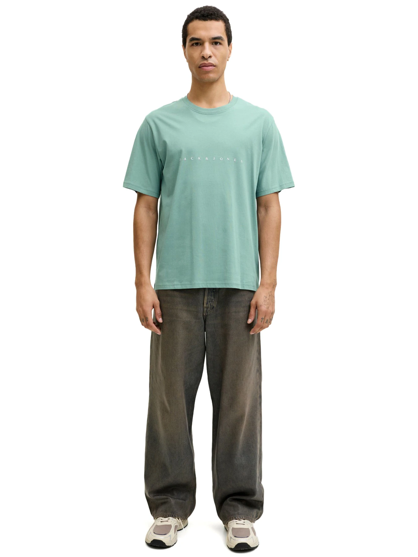Футболки і поло JACK & JONES модель 12234746-Mineral Blue Фото