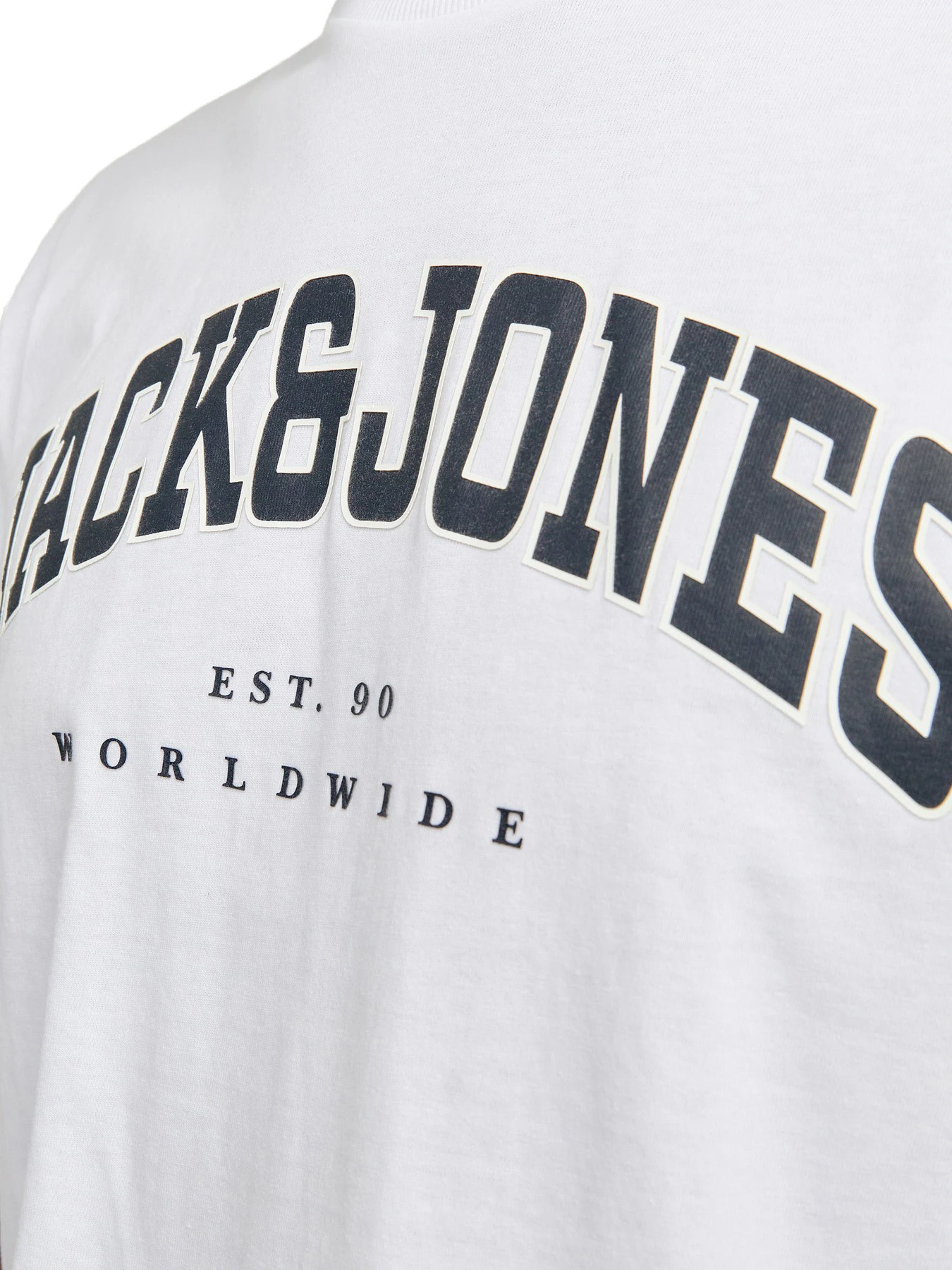 Футболки і поло JACK & JONES модель 12257579-White Футболки і поло JACK & JONES модель 12257579-White Фото