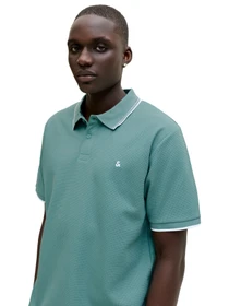 Футболки і поло JACK & JONES модель 12268130-Mineral Blue Фото