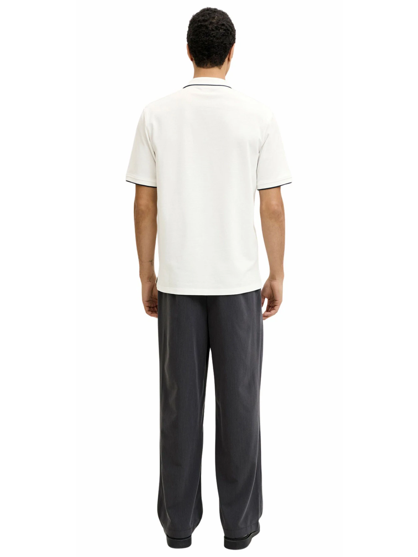 Футболки і поло JACK & JONES модель 12274681-Cloud Dancer Футболки і поло JACK & JONES модель 12274681-Cloud Dancer Фото