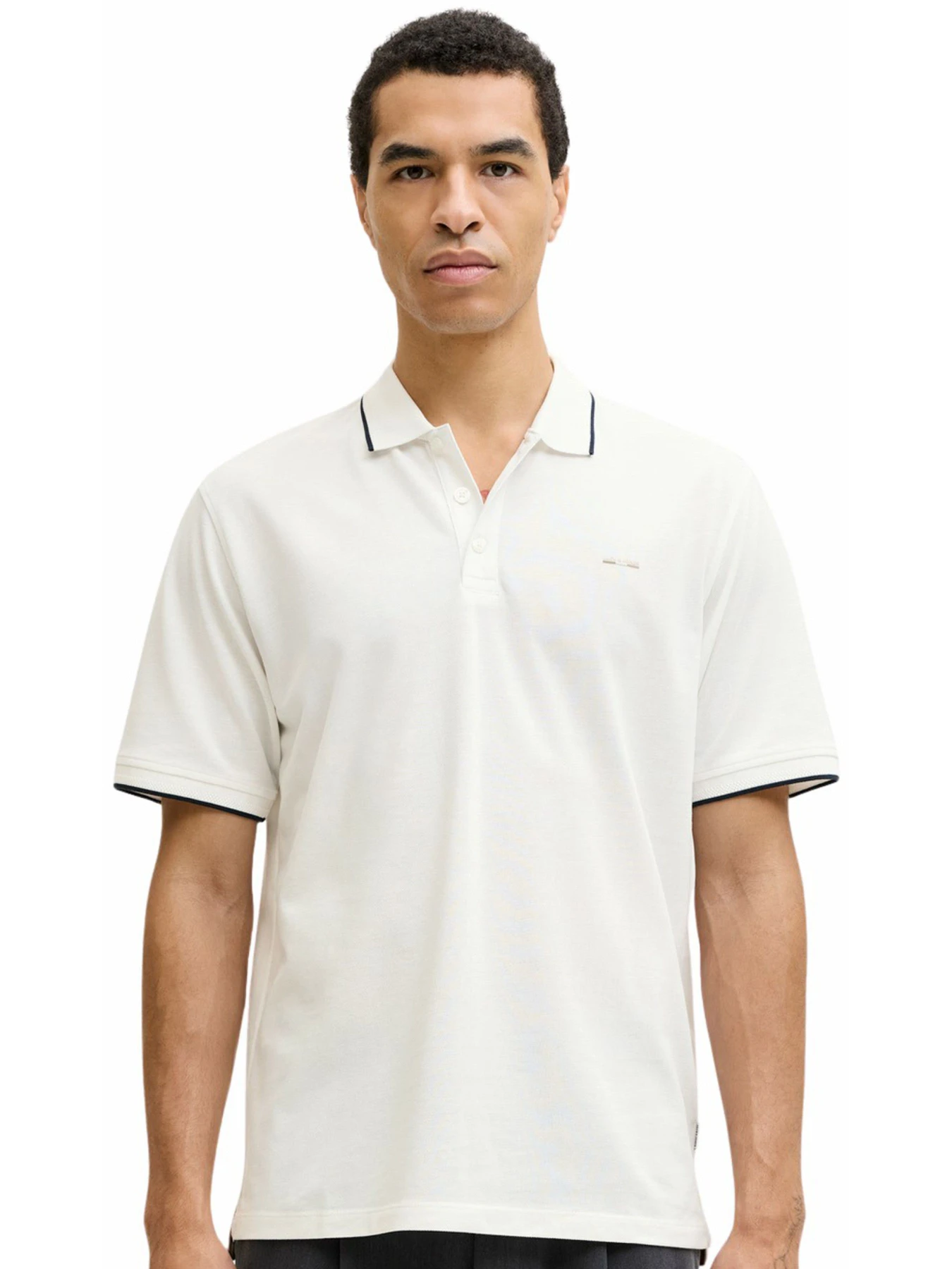 Футболки і поло JACK & JONES модель 12274681-Cloud Dancer Футболки і поло JACK & JONES модель 12274681-Cloud Dancer Фото