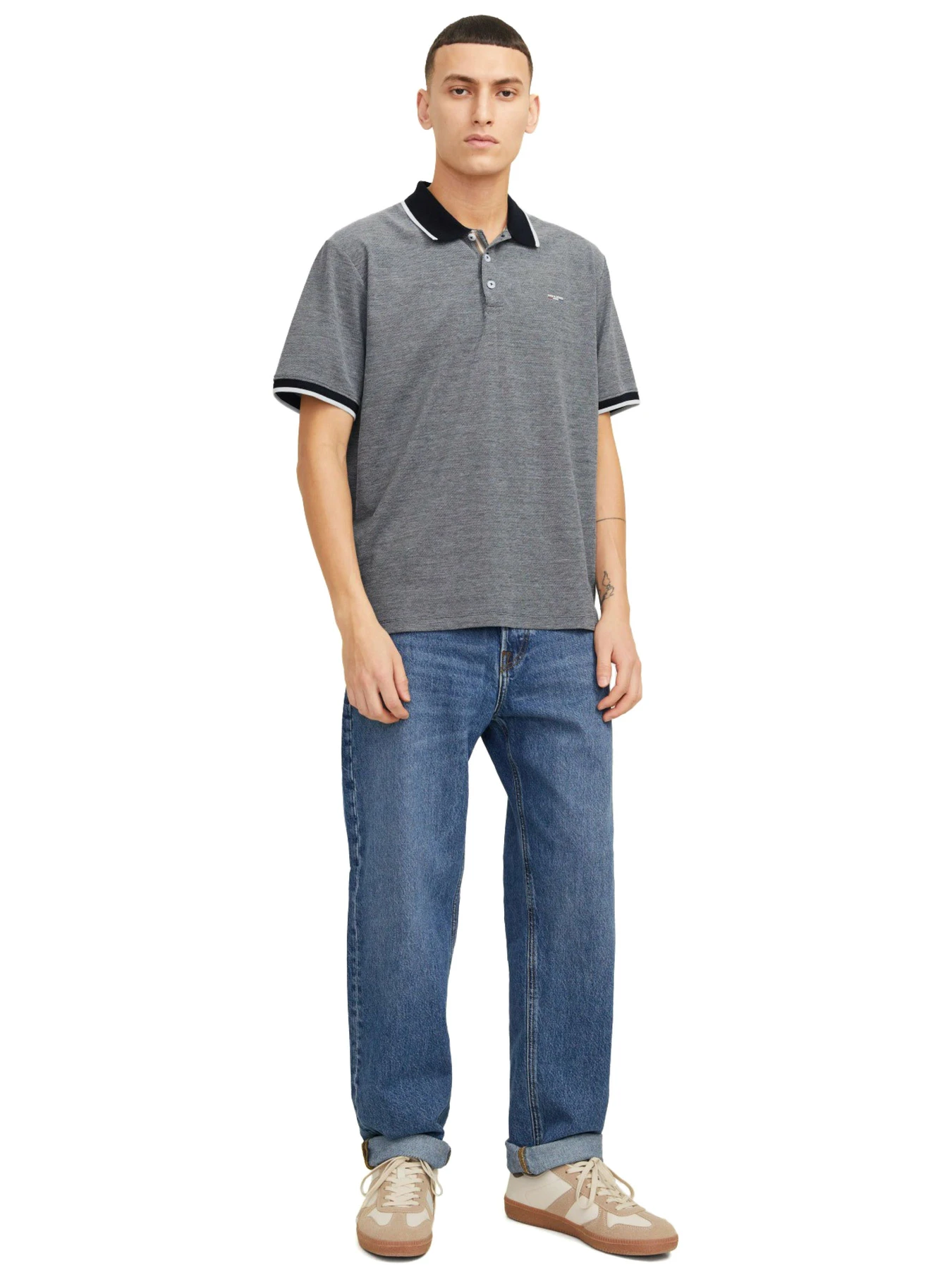 Футболки и поло JACK & JONES модель 12274681-Maritime Blue Фото