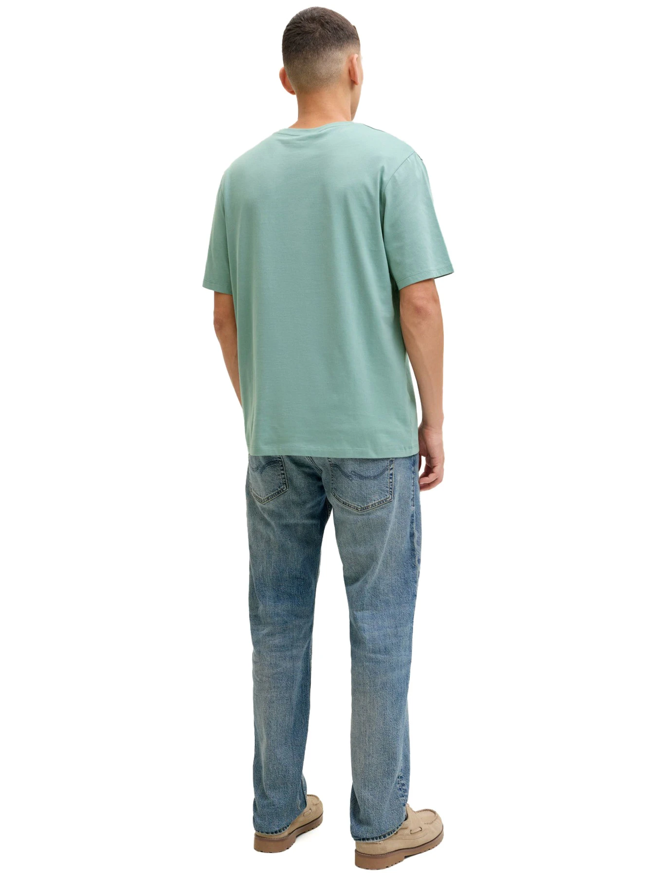 Футболки і поло JACK & JONES модель 12288016-Mineral Blue Футболки і поло JACK & JONES модель 12288016-Mineral Blue Фото
