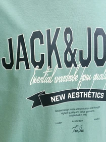 Футболки і поло JACK & JONES модель 12288016-Mineral Blue Фото