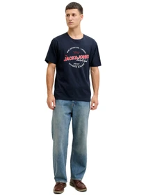 Футболки і поло JACK & JONES модель 12288016-Sky Captain Фото