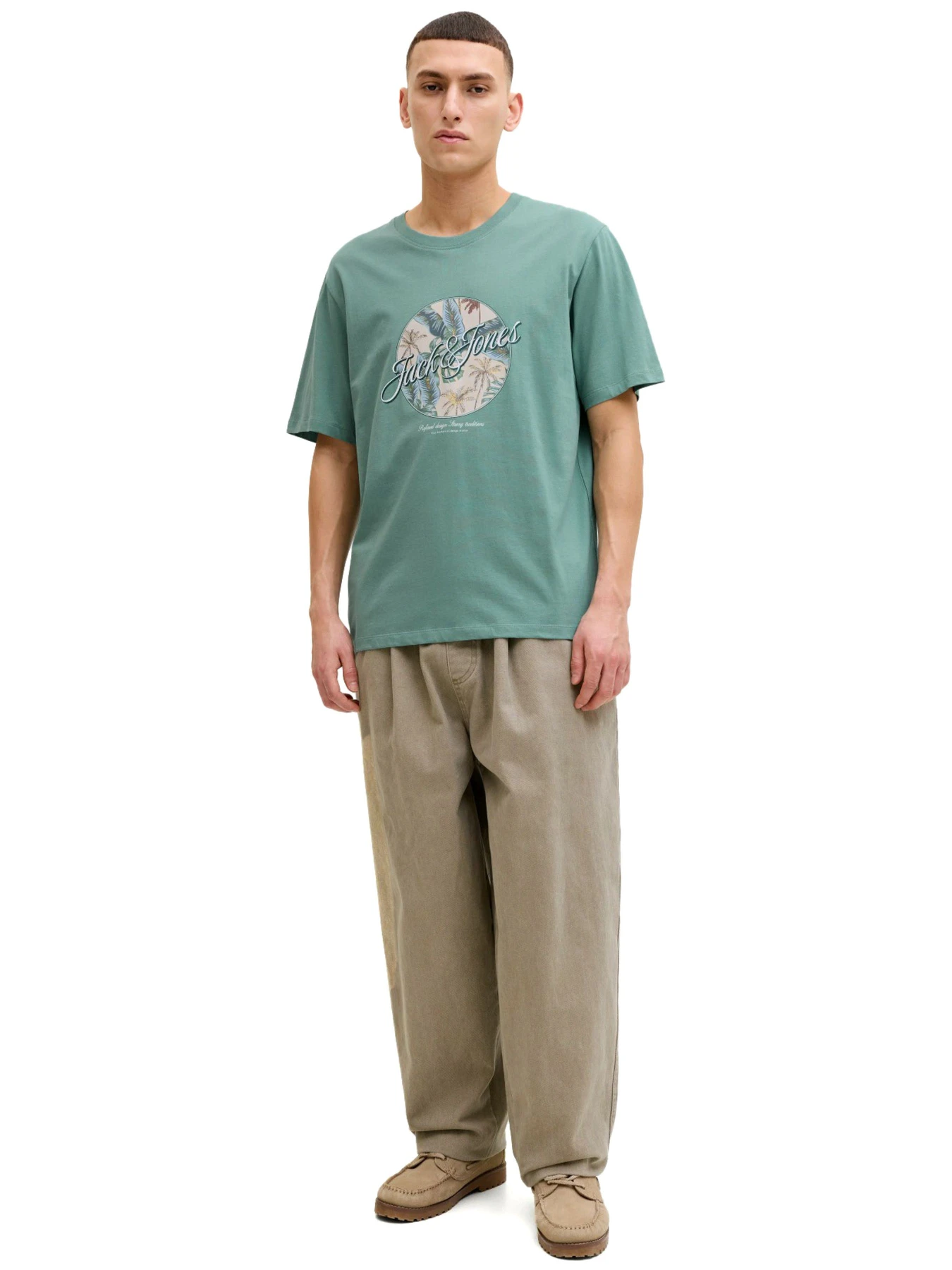 Футболки и поло JACK & JONES модель 12288088-Mineral Blue Фото