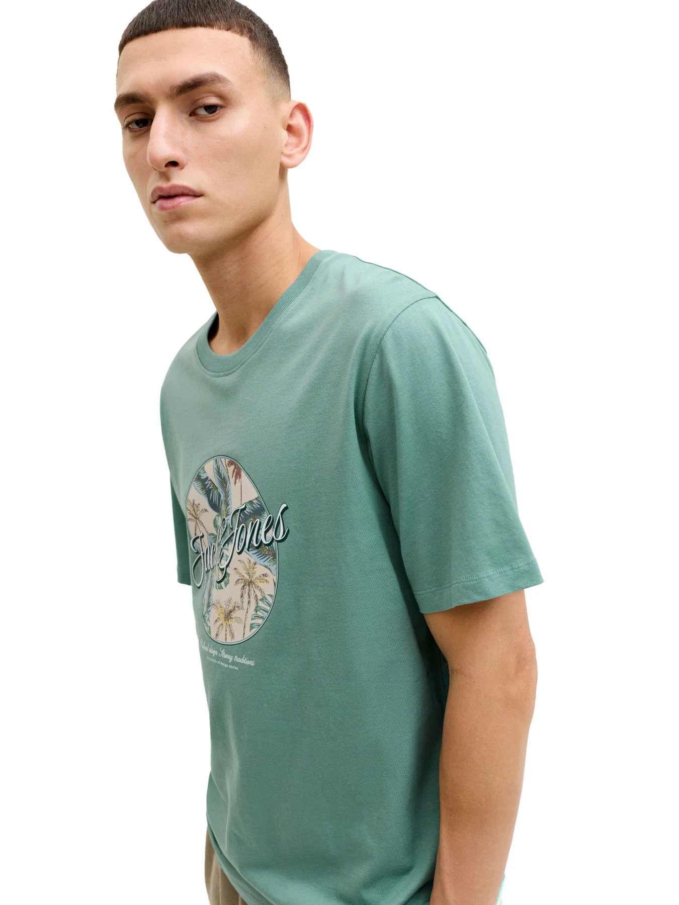 Футболки и поло JACK & JONES модель 12288088-Mineral Blue Фото