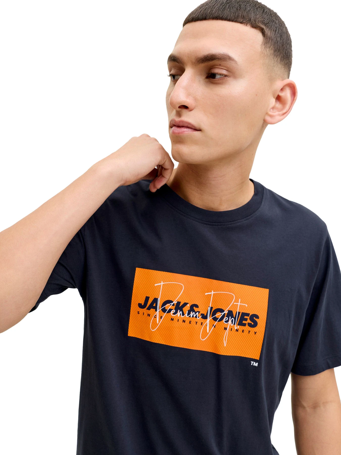 Футболки і поло JACK & JONES модель 12288492-Navy Blazer Футболки і поло JACK & JONES модель 12288492-Navy Blazer Фото