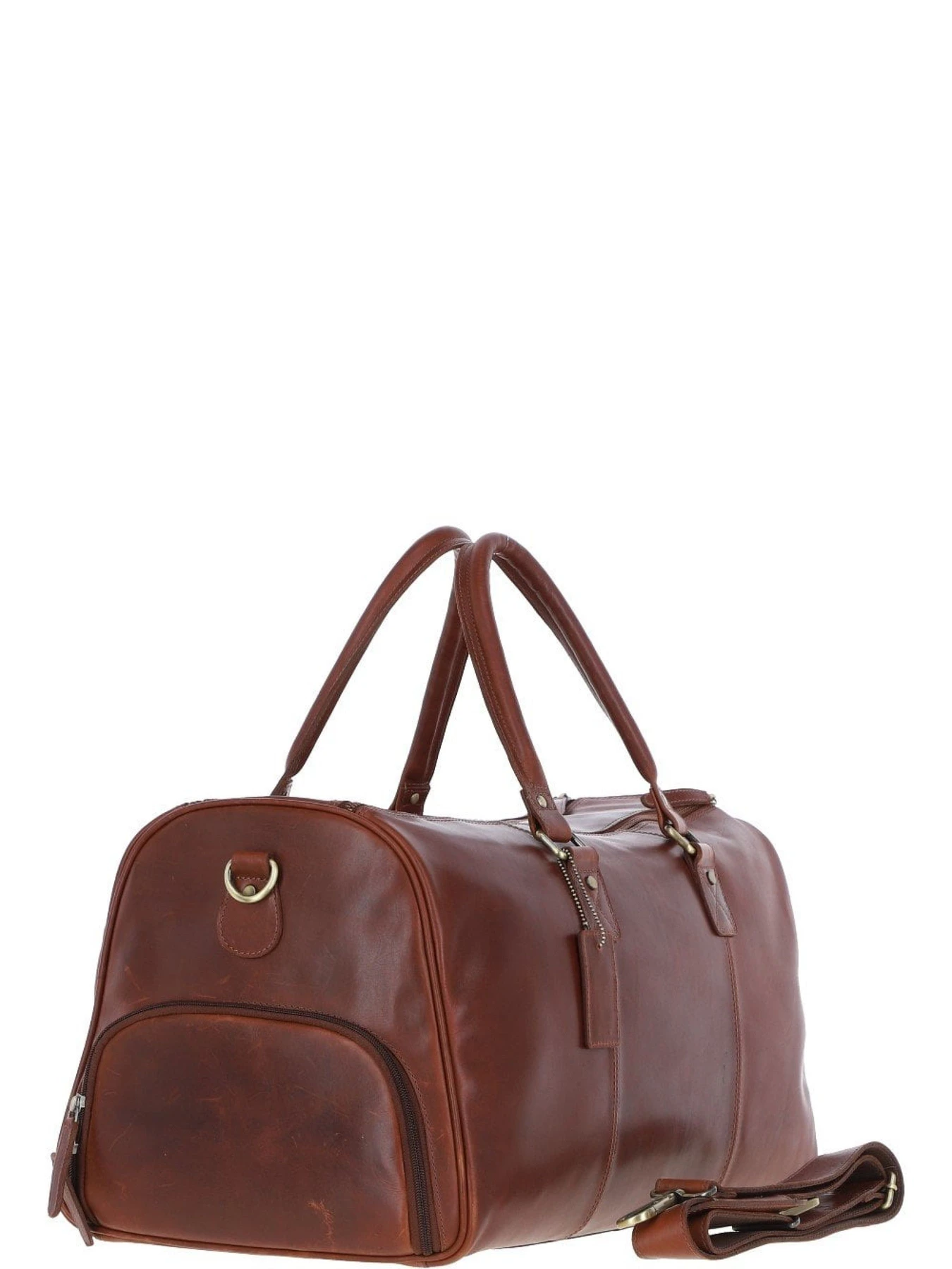 Дорожні сумки та валізи Ashwood Leather модель K48 CHESTNUT Фото