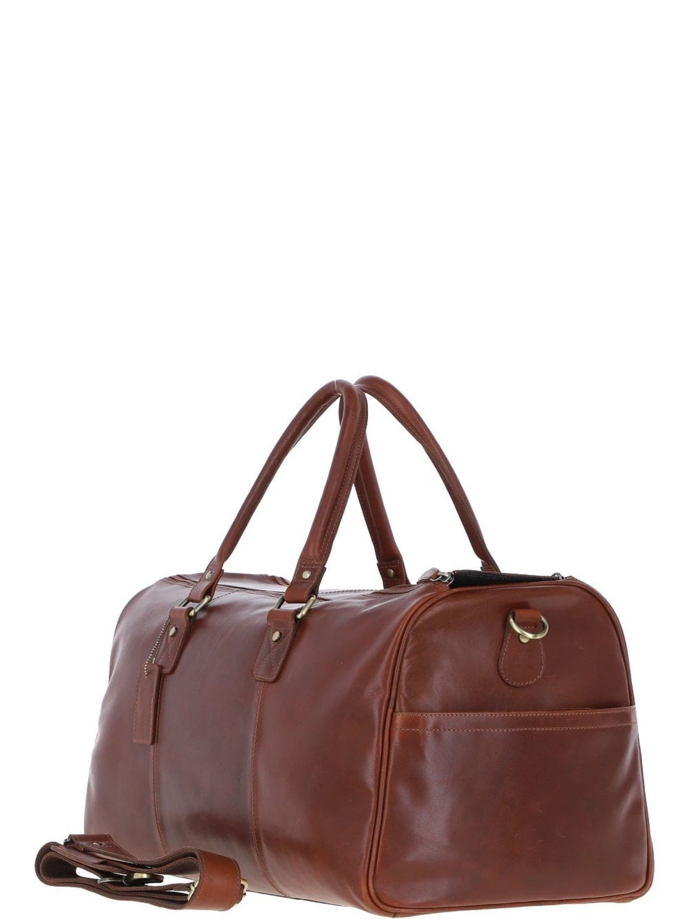Дорожні сумки та валізи Ashwood Leather модель K48 CHESTNUT Фото