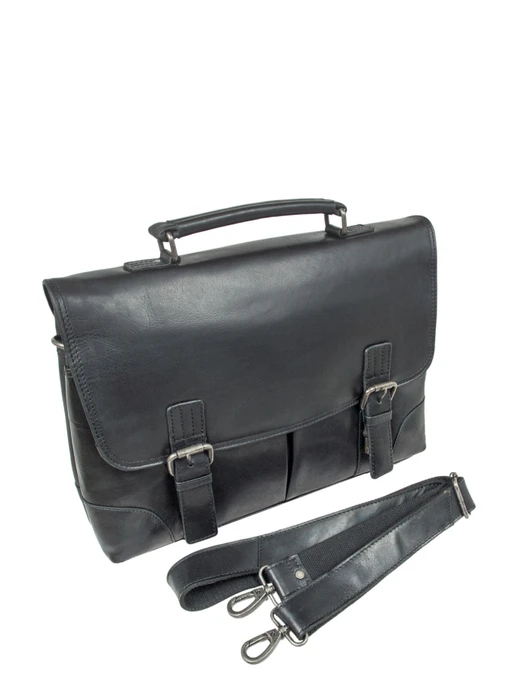 Сумки Ashwood Leather модель ELLIOT BLACK Фото