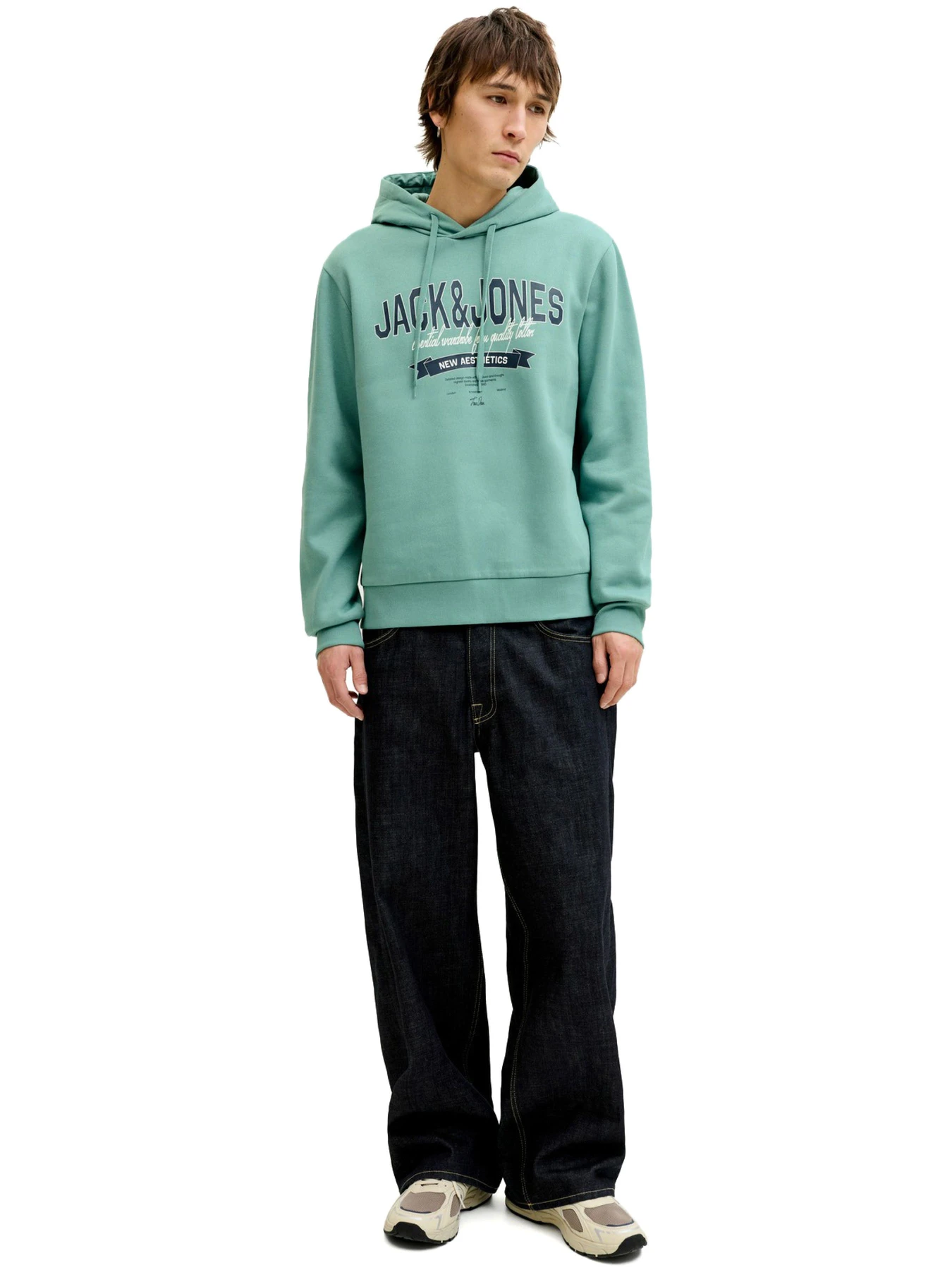 Худі та світшоти JACK & JONES модель 12279649-Mineral Blue Фото