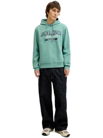 Худі та світшоти JACK & JONES модель 12279649-Mineral Blue Фото