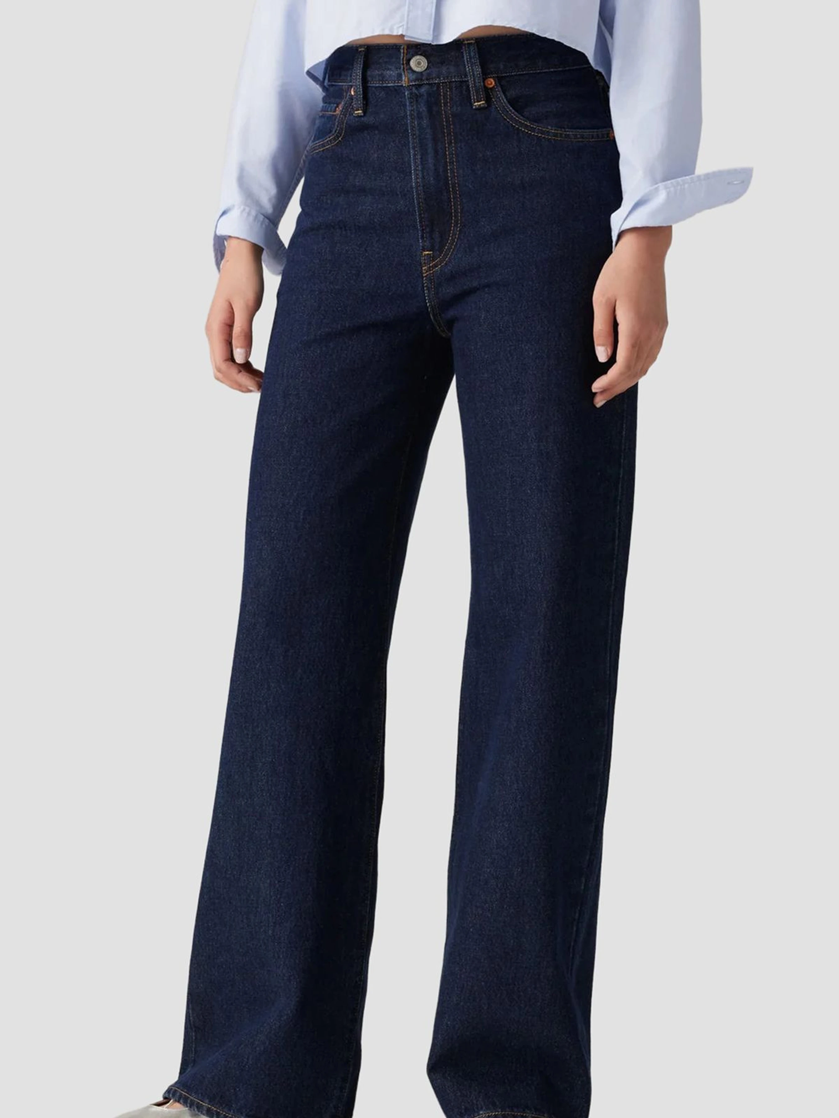 Бавовняні Жіночі Широкі джинси Levi's