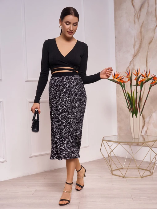 Спідниці ISSA Plus модель 13261_black Фото
