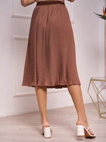 Юбки ISSA Plus модель 13263_brown Фото