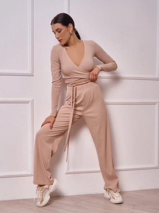 Костюмы ISSA Plus модель 13262_beige Фото