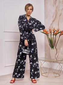 Костюмы ISSA Plus модель 13264_black Фото