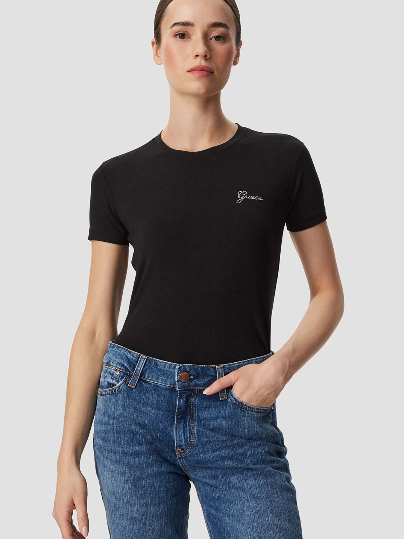 Футболки и поло GUESS модель W6YI12.K3751;JBLK Фото