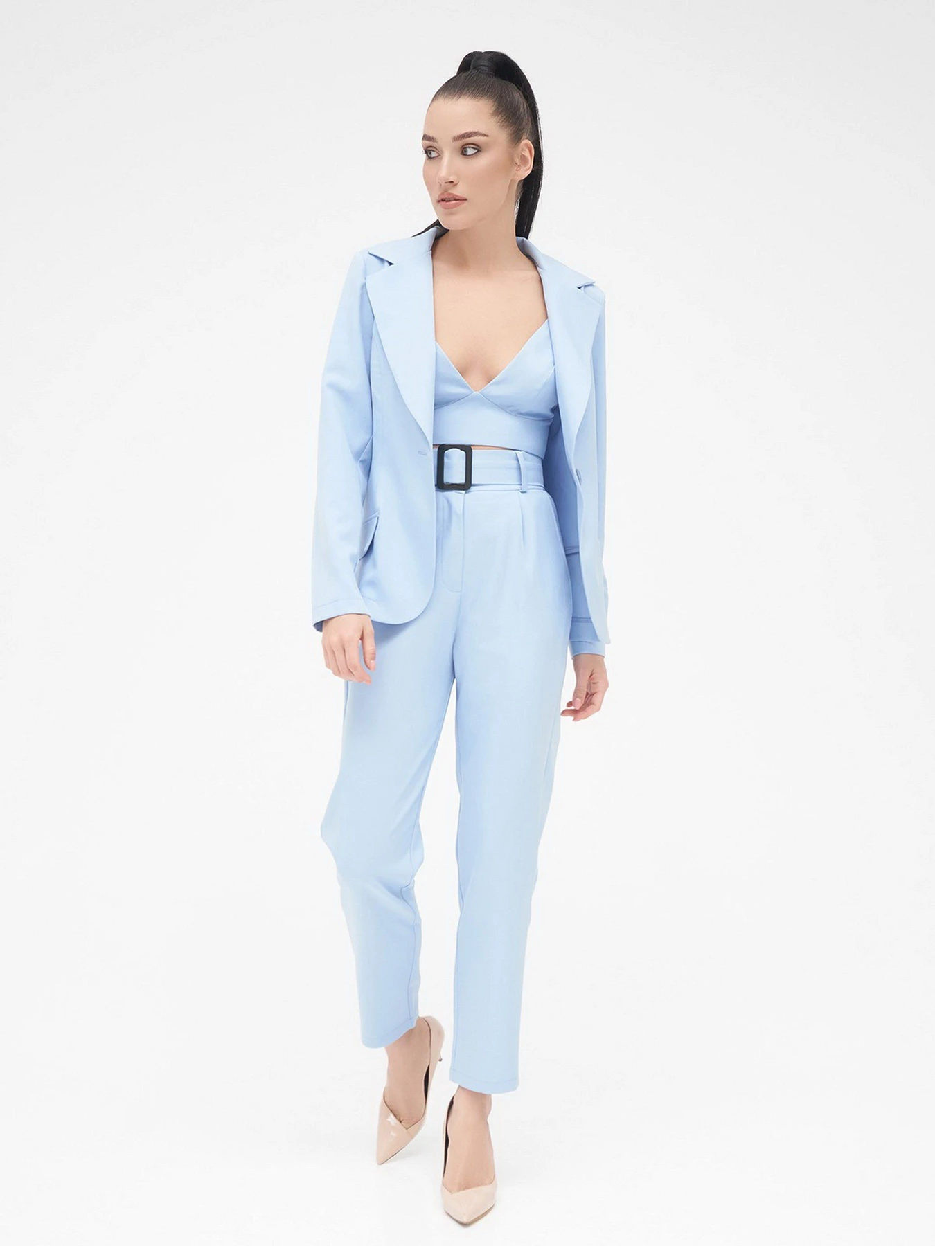Костюмы ISSA Plus модель 13292_blue Фото