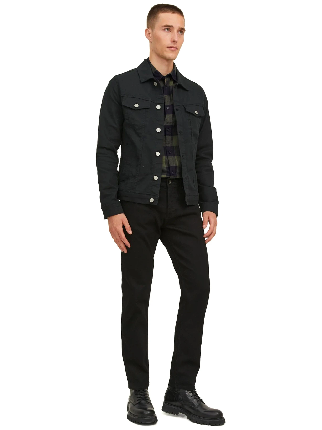 Рубашки JACK & JONES модель 12181602-Dusty Olive Фото