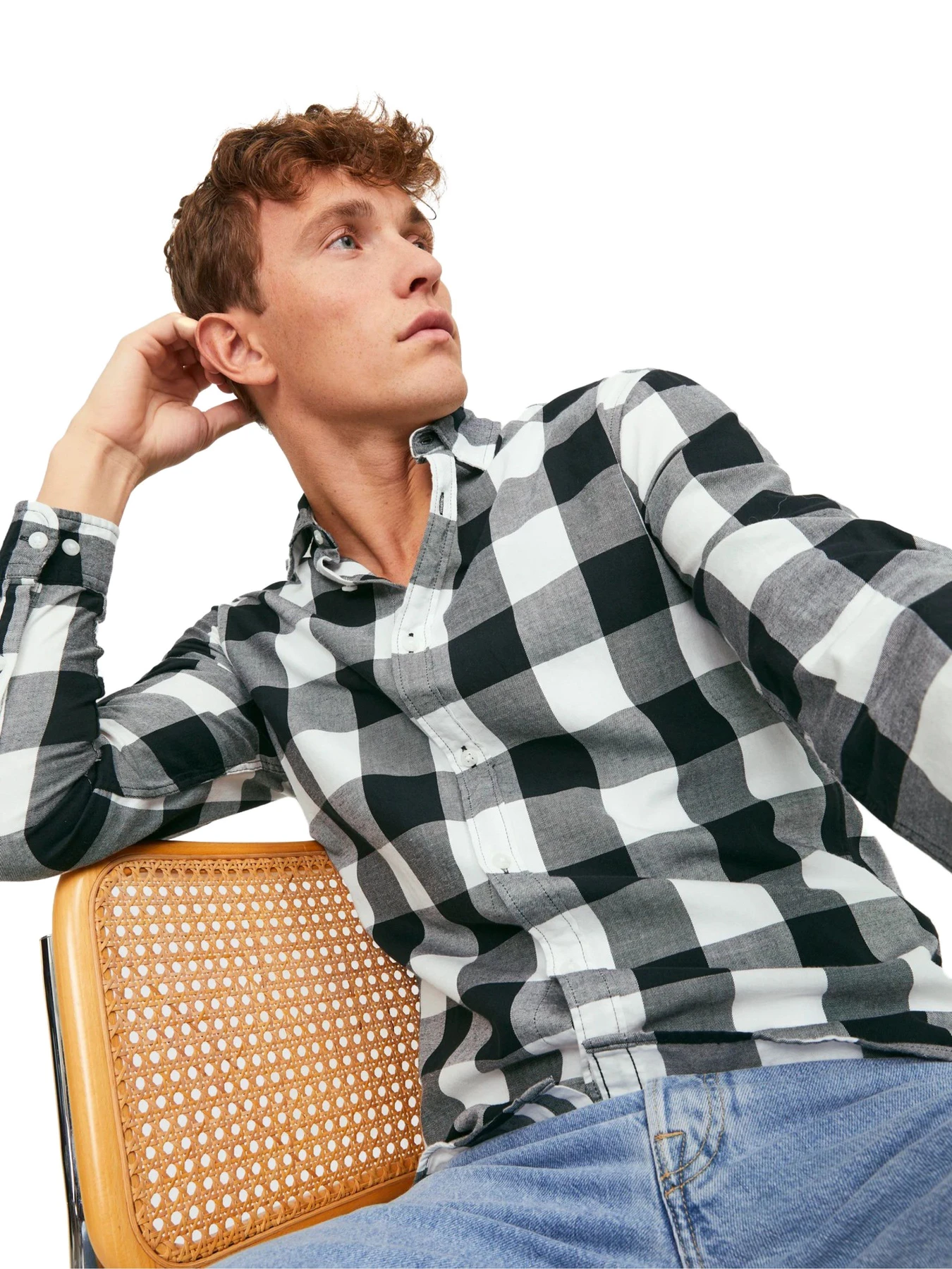 Рубашки JACK & JONES модель 12181602-Whisper White Фото
