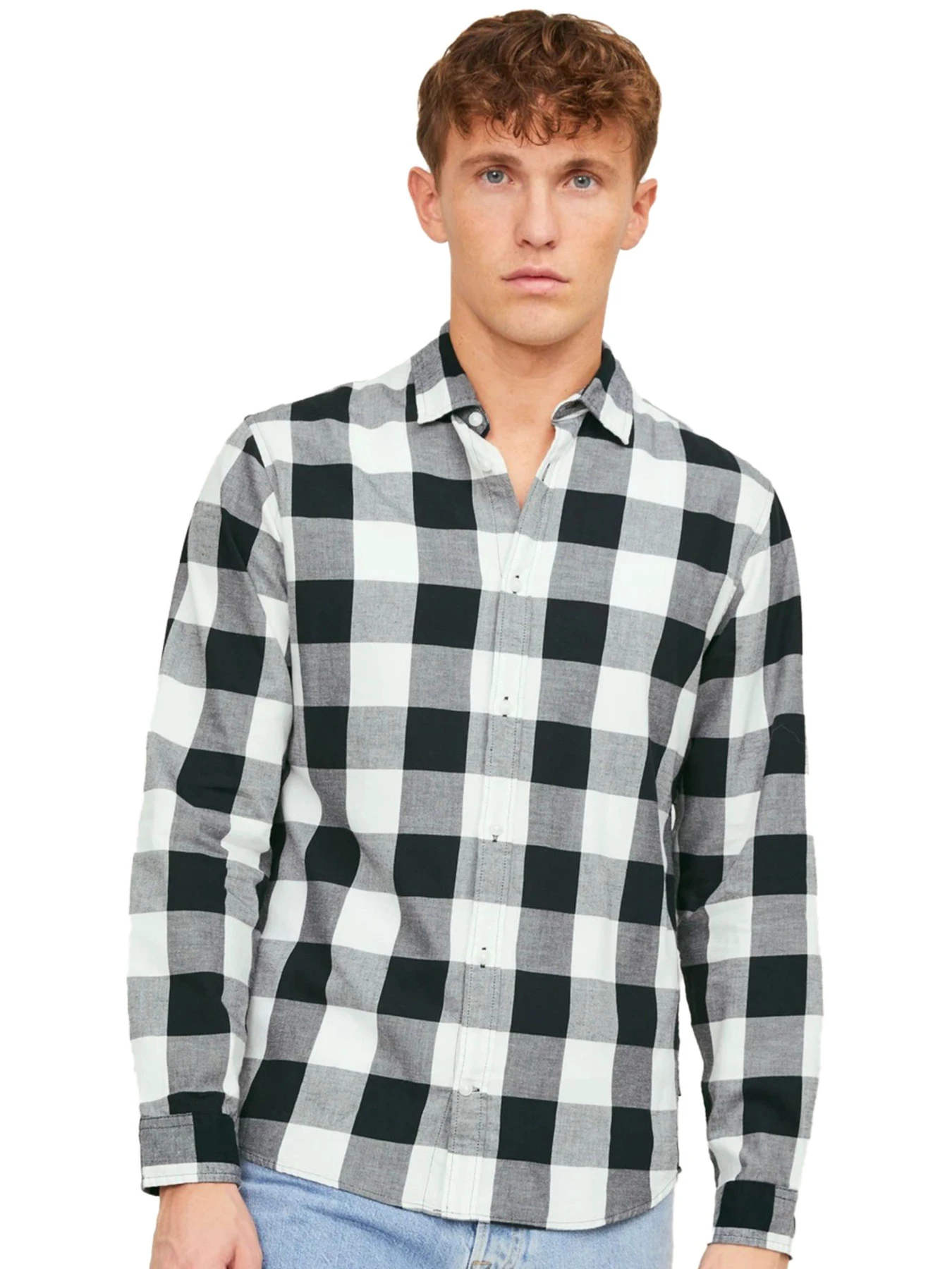 Рубашки JACK & JONES модель 12181602-Whisper White Фото