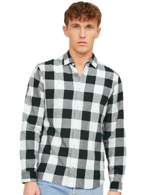 Рубашки JACK & JONES модель 12181602-Whisper White Фото