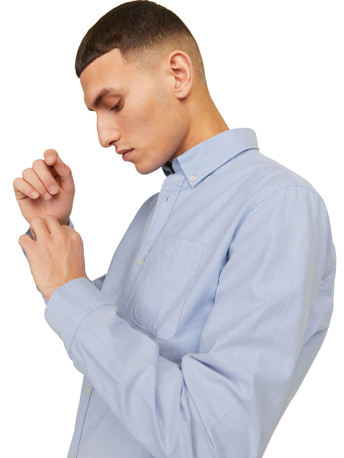 Рубашки JACK & JONES модель 12182486-Cashmere Blue Фото